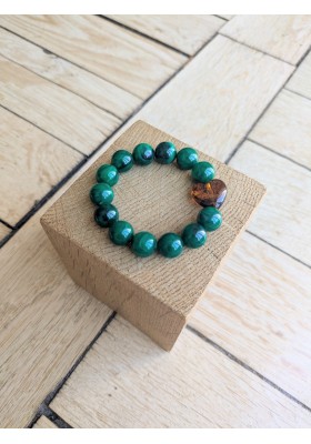 Bracelet BIANCA vert et orange