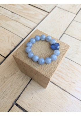 Bracelet BIANCA bleu gris