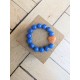Bracelet BIANCA bleu roi et orange
