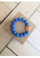 Bracelet BIANCA bleu roi et orange
