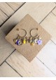 Boucles d'oreilles BABETTE - plusieurs coloris
