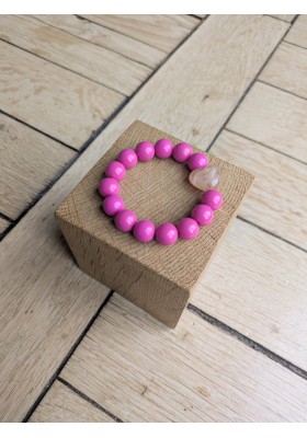 Bracelet BIANCA rose violet