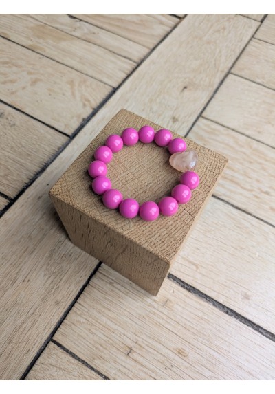 Bracelet BIANCA rose violet