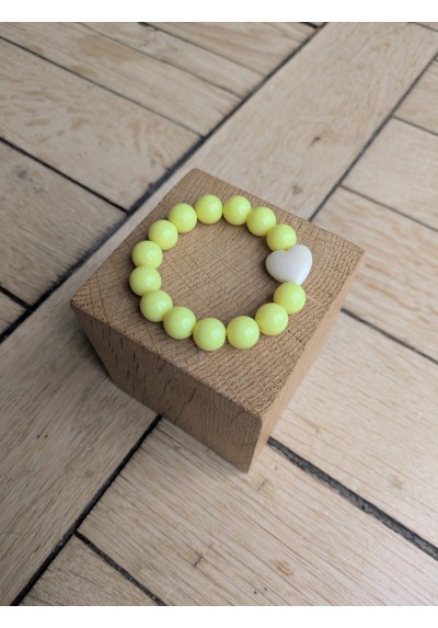 Bracelet BIANCA jaune pâle
