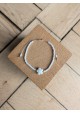 Bracelet BESSIE écru fleur