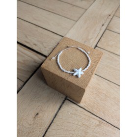 Bracelet BESSIE écru étoile de mer