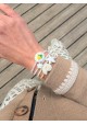 Bracelet BESSIE écru étoile de mer