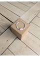 Bracelet BESSIE écru poisson rose pâle