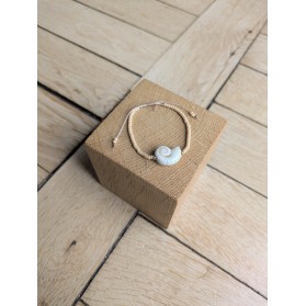 Bracelet BESSIE crème coquillage