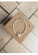 Bracelet BESSIE jaune paille étoile de mer