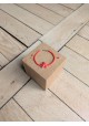 Bracelet BESSIE rouge étoile de mer