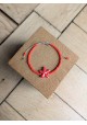 Bracelet BESSIE rouge étoile de mer