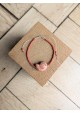 Bracelet BESSIE terracotta coquillage