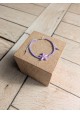 Bracelet BESSIE parme étoile de mer