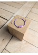 Bracelet BESSIE parme poisson