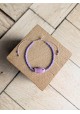 Bracelet BESSIE parme poisson