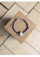 Bracelet BESSIE bleu marine oiseau