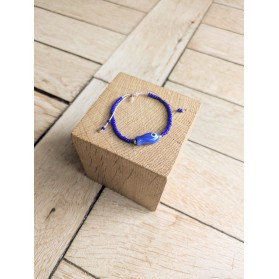 Bracelet BESSIE bleu roi poisson