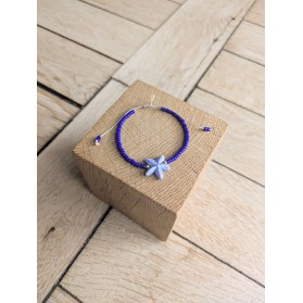 Bracelet BESSIE bleu roi étoile de mer