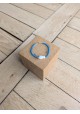 Bracelet BESSIE bleu poisson blanc