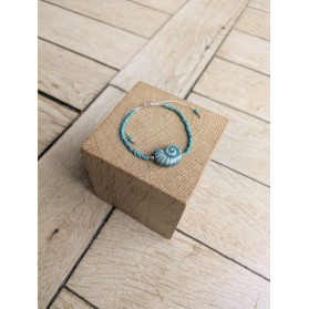 Bracelet BESSIE turquoise coquillage