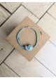 Bracelet BESSIE turquoise coquillage