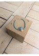 Bracelet BESSIE turquoise poisson multicolore