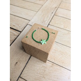 Bracelet BESSIE vert étoile de mer