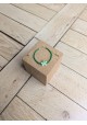 Bracelet BESSIE vert étoile de mer