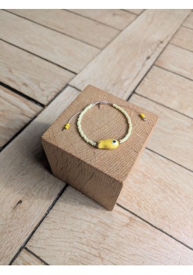 Bracelet BESSIE jaune poisson