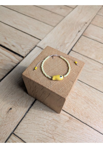 Bracelet BESSIE jaune poisson