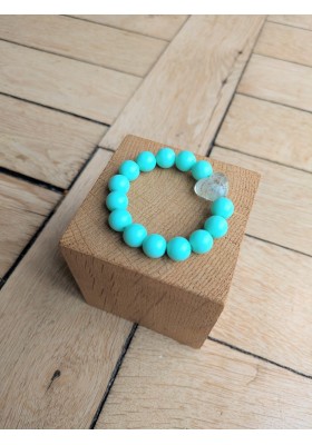 Bracelet BIANCA vert d'eau