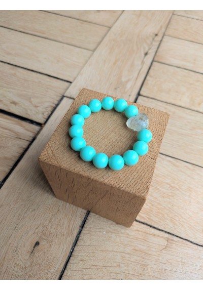 Bracelet BIANCA vert d'eau