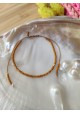 BRACELET CAMILLE x CLYDE - lot de 3 moutarde et doré