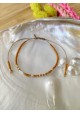 BRACELET CAMILLE x CLYDE - lot de 3 moutarde et écru