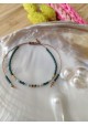 BRACELET CAMILLE x CLYDE - lot de 3 vert et doré