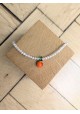 Collier CELESTINE orange