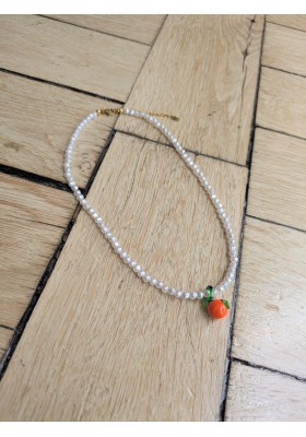Collier CELESTINE orange
