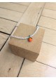 Collier CELESTINE orange