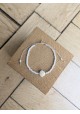Bracelet BESSIE blanc cassé coquillage