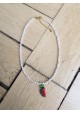 Collier CELESTINE pastèque