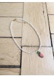Collier CELESTINE pastèque