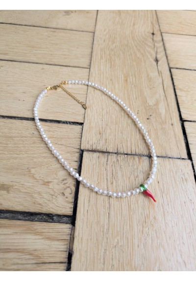 Collier CELESTINE piment