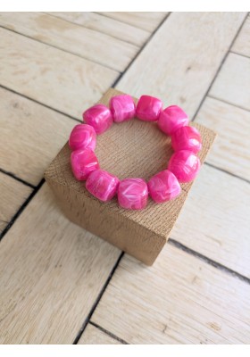 Bracelet DANIA rose fuchsia 15€