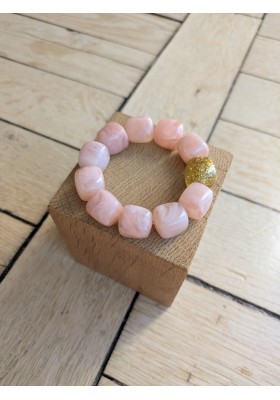Bracelet DANIA rose pâle 15€