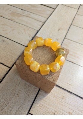 Bracelet DANIA jaune 15€