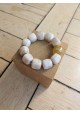 Bracelet DANIA beige 15€