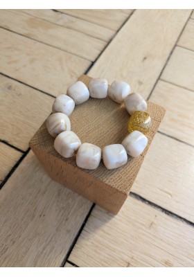 Bracelet DANIA beige 15€