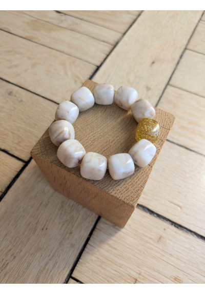 Bracelet DANIA beige 15€