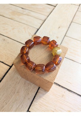 Bracelet DANIA marron 15€